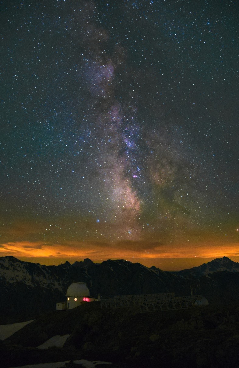 Voie Lactée et Mont Viso